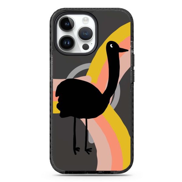 Rainbow Bird iPhone 14 Pro MagSafe Compatible Durashock Case For Sale