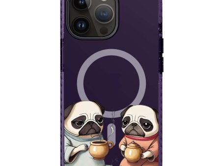 Pug Tea Time iPhone 14 Pro MagSafe Compatible Durashock Case Online