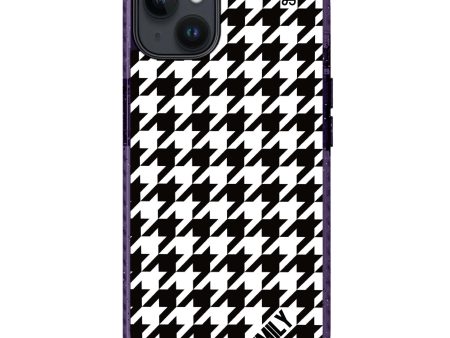 Houndstooth iPhone 14 Durashock Case Online