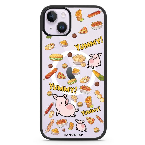 Yummy Piggy iPhone 14 Plus MagSafe Compatible Impact Guard Bumper Case Online now