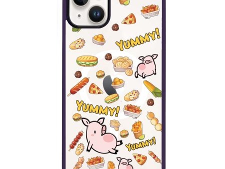 Yummy Piggy iPhone 14 Plus MagSafe Compatible Impact Guard Bumper Case Online now