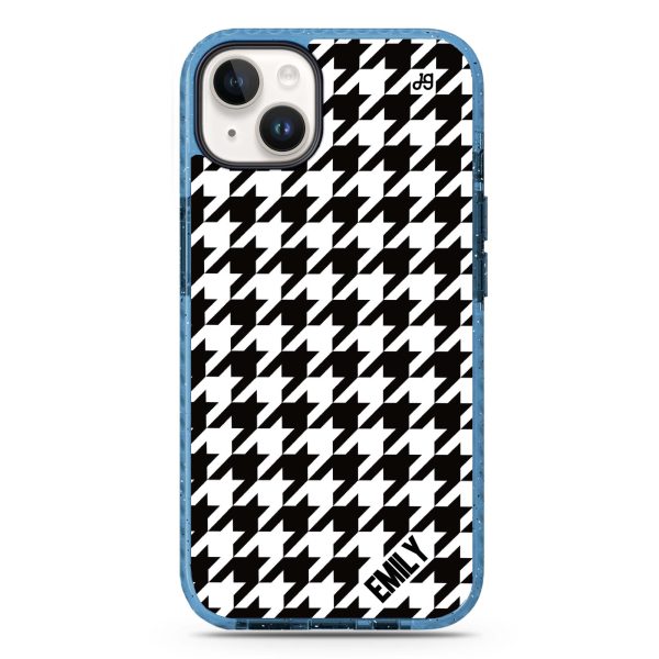 Houndstooth iPhone 14 Durashock Case Online