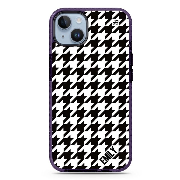 Houndstooth iPhone 14 Durashock Case Online