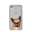 Clear Frenchie Portrait iPhone XR Case With London Fog Ridge Online