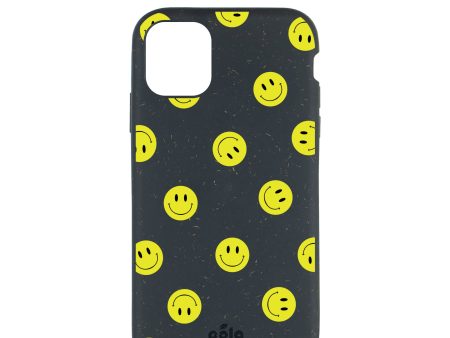 Black Smiley iPhone 11 Case on Sale