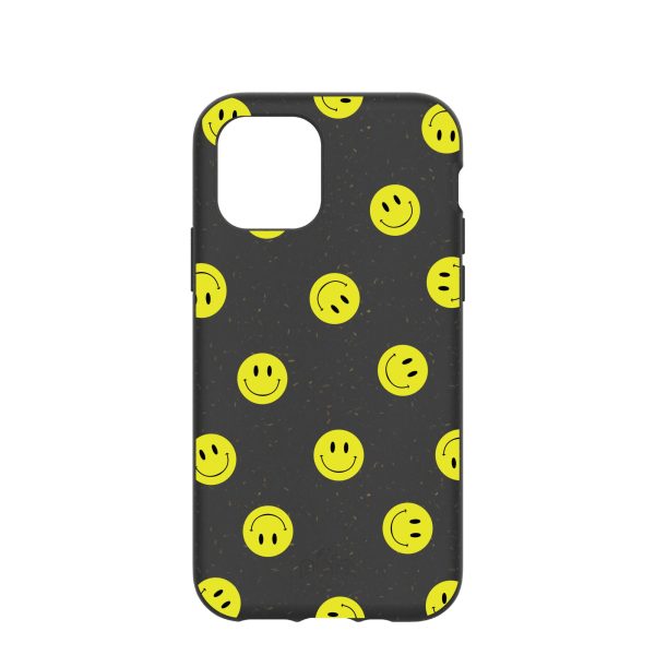 Black Smiley iPhone 11 Pro Case For Discount