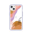 Clear Abstract Dunes iPhone 14 Case With Lavender Ridge Online Sale