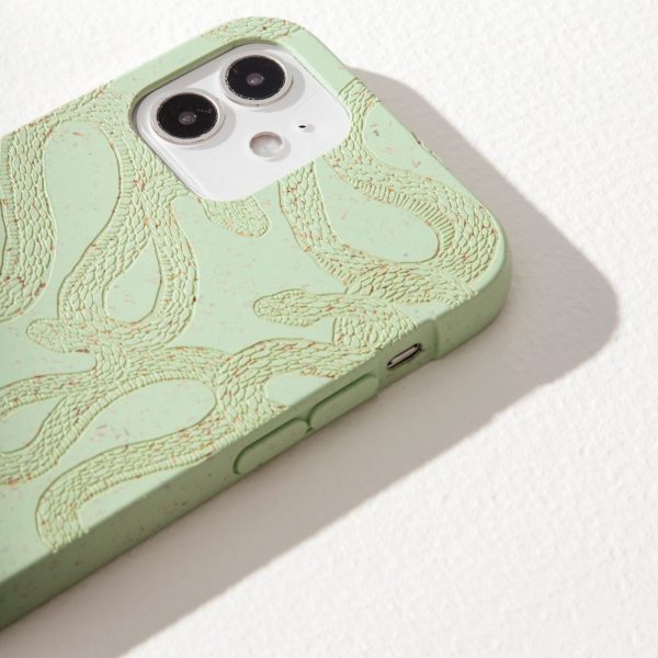 Sage Green Snaky Google Pixel 4a Case Online now