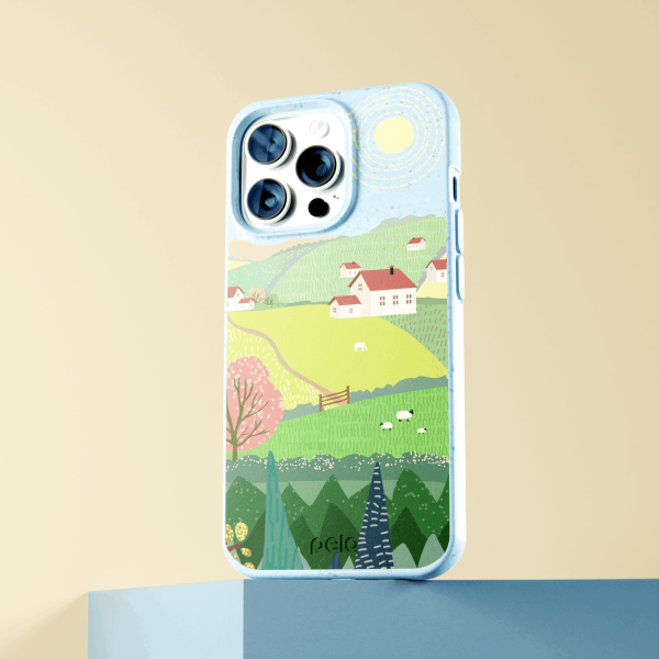 Powder Blue Sunny Countryside Google Pixel 6a Case Hot on Sale