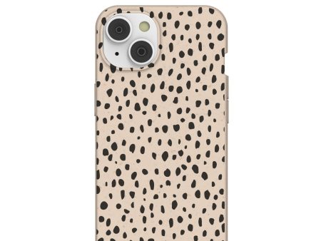 Seashell Cheetah iPhone 14 Case with MagSafe Module Fashion