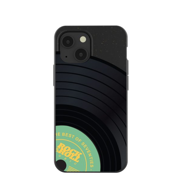 Black Vinyl Vibes iPhone 13 Mini Case Online now