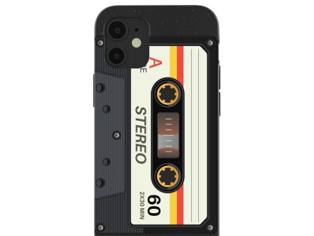 Black Cassette iPhone 12 Mini Case Fashion