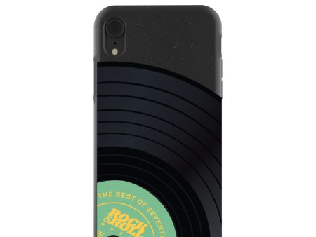 Black Vinyl Vibes iPhone XR Case For Cheap