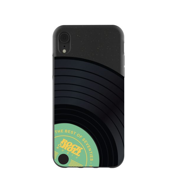 Black Vinyl Vibes iPhone XR Case For Cheap