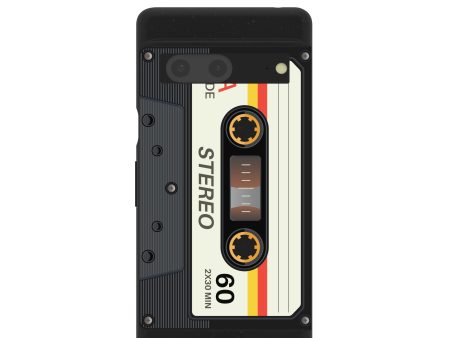 Black Cassette Google Pixel 7 Case Sale