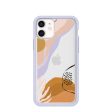 Clear Abstract Dunes iPhone 12 Mini Case With Lavender Ridge Supply