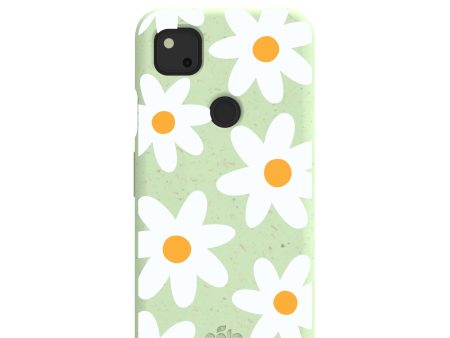 Sage Green Daisy Google Pixel 4a Case Supply