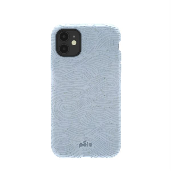 Powder Blue Ebb and Flow iPhone 11 Case on Sale