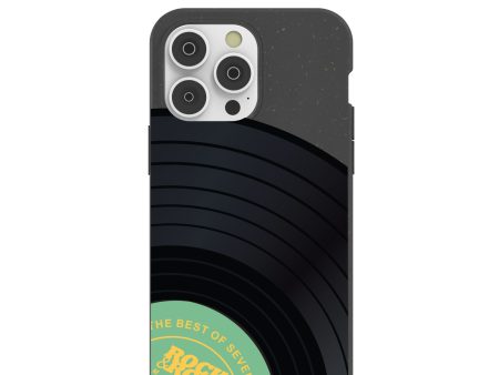 Black Vinyl Vibes iPhone 14 Pro Max Case with MagSafe Module For Cheap