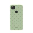 Sage Green Hearts Google Pixel 4a Case Cheap