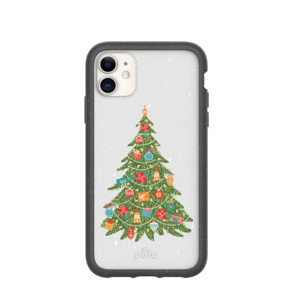 Clear Merry and Bright iPhone 11 Case With Black Ridge Hot on Sale