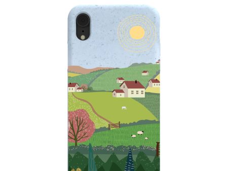 Powder Blue Sunny Countryside iPhone XR Case Discount