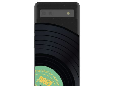 Black Vinyl Vibes Google Pixel 6a Case Supply