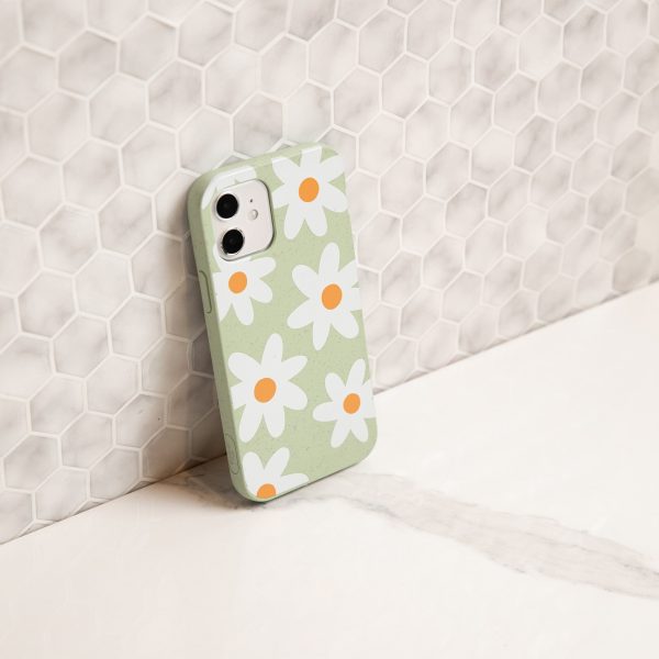 Sage Green Daisy Google Pixel 4a Case Supply