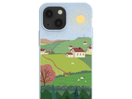 Powder Blue Sunny Countryside iPhone 13 Mini Case Online