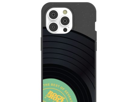 Black Vinyl Vibes iPhone 14 Pro Case with MagSafe Module Online